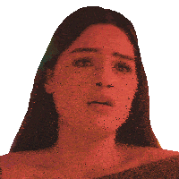 a close up of a woman 's face with long hair