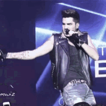 Adam Lambert Sing GIF - Adam Lambert Sing Singing GIFs