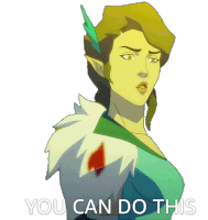 You Can Do This Vexahlia Sticker - You Can Do This Vexahlia The Legend Of Vox Machina Stickers