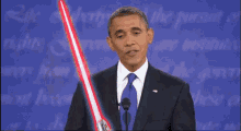 Lightsaber GIF - Lightsaber Obama President GIFs