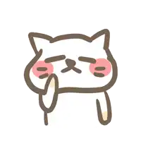 a drawing of a cat with a surprised look on his face