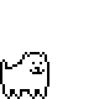 Dog Pixel Sticker - Dog Pixel Annoying Dog Stickers
