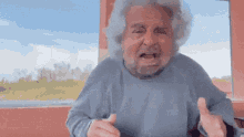 Beppe Grillo Arrabiato GIF - Beppe Grillo Arrabiato Sfuriata GIFs