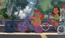 Lilo And Stitch Bike GIF - Lilo And Stitch Bike Stealing GIFs