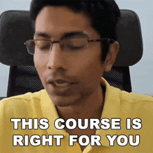 This Course Is Right For You Gaurav Sen GIF - This Course Is Right For You Gaurav Sen Freecodecamporg GIFs