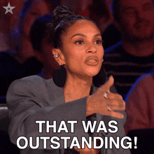 That Was Outstanding Alesha Dixon GIF - That Was Outstanding Alesha Dixon Britain'S Got Talent GIFs