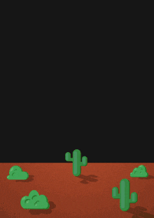 a cartoon illustration of an ufo flying over a cactus