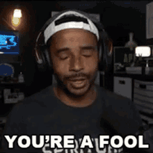 Youre A Fool Evan Raynr GIF - Youre A Fool Evan Raynr Raynday Gaming GIFs