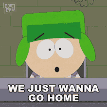 We Just Wanna Go Home Kyle Broflovski GIF - We Just Wanna Go Home Kyle Broflovski South Park GIFs