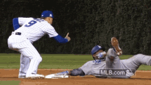 Javier Baez slides into 3rd  Best funny pictures, Best fails, Funny gif