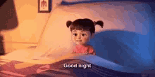 Boo Good Night GIF - Boo Good Night Monsters Inc GIFs