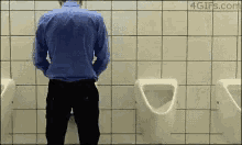 You Gotta Go When You Gotta Go Urinal GIF - You Gotta Go When You Gotta Go Urinal Pee GIFs