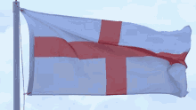 england flag waving flag windy