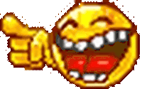 a pixel art illustration of a smiley face pointing