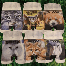 six outdoor products boxer shorts with animals on them