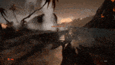 a screenshot of a video game shows a person in the water with the word captain on it