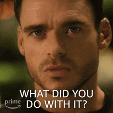 What Did You Do With It Mason Kane GIF - What Did You Do With It Mason Kane Richard Madden GIFs