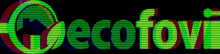 the word ecofovi is displayed in green and red letters