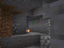 a person is standing in a dark room with a lantern in their hand .