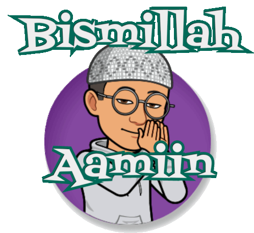 Bismillah Aamiin Sticker - Bismillah Aamiin Stickers