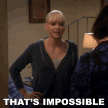 Thats Impossible Christy GIF - Thats Impossible Christy Anna Faris GIFs