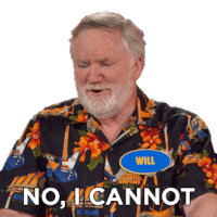 No I Cannot Will Sticker - No I Cannot Will Family Feud Canada Stickers