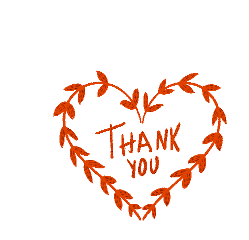 Heart Corazon Sticker - Heart Corazon Thank You Stickers