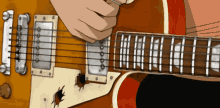 beck anime guitar strum gibson