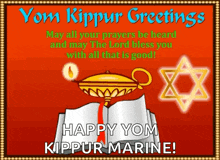 Yom Kippur Greetings Blessings GIF - Yom Kippur Greetings Blessings Happy Yom Kippur GIFs