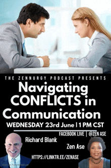 the zennurgy podcast presents navigating conflicts in communication wednesday june 23rd