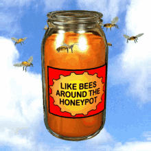 Like Bees Around The Honeypot Attract People GIF - Like Bees Around The Honeypot Attract People Major Attraction GIFs