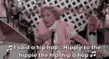 Betty White S Inging GIF - Betty White S Inging Hip Hop GIFs