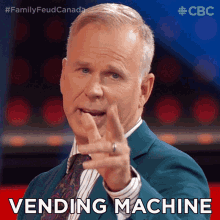 Vending Machine Gerry Dee GIF - Vending Machine Gerry Dee Family Feud Canada GIFs