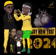 Happy New Year Happy New Year 2024 GIF - Happy New Year Happy New Year 2024 New Years GIFs