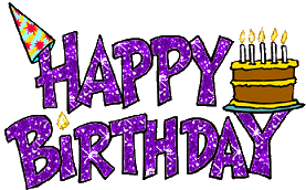 Happy Birthday Birthyday Cake Sticker - Happy Birthday Birthyday Cake Glitters Stickers