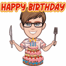 Happy Birthday Cake GIF - Happy Birthday Cake Smile GIFs