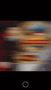 a circle in the middle of a blurred image