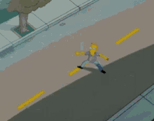 The Simpsons Splat GIF - The Simpsons Splat Omg GIFs