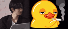 Yeonjun Duck GIF - Yeonjun Duck Smug GIFs