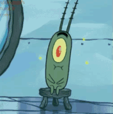 Plankton GIF - Plankton Nervous Embarrassed GIFs