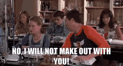 Do not make me up. Make out. Showbiz School гиф. Гиф школа Финтифлюшкин. Уэнсдей в школе gif.