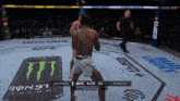 a ufc fight between mckinney and ribovics is being shown on espn