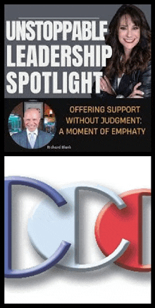 a book titled unstoppable leadership spotlight offers support without judgment : a moment of empathy