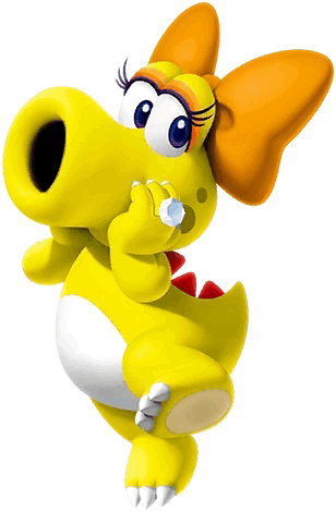 Yellow Birdo Mario Kart Sticker - Yellow Birdo Birdo Mario kart ...