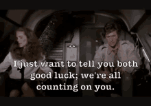 Good Luck! GIF - Airplane Goodluck Counting On You GIFs