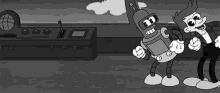Old Timey Bender And Fry - Futurama GIF - Futurama Old Timey GIFs