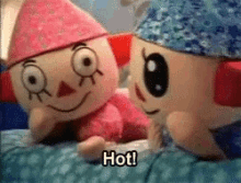 Hot! (And Creepy) GIF - Hot High Five Dolls GIFs