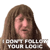 I Don'T Follow Your Logic Dj Hunts Sticker - I Don'T Follow Your Logic Dj Hunts I Don'T Understand You Stickers