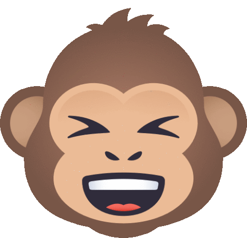 Laughing Monkey Monkey Sticker - Laughing Monkey Monkey Joypixels Stickers