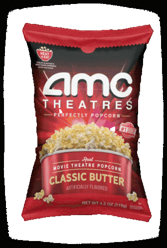 Amc Perfectly Popcorn Sticker - Amc Perfectly Popcorn Popcorn Stickers